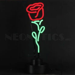 Neonetics Red Rose Neon Sculpture