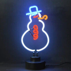 Neonetics Snowman Neon Sculpture