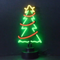 Neonetics Christmas Tree With Garland Neon Sculpture