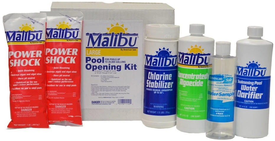 Malibu Large Pool Opening Kit Up To 20,000 Gallons Water 2 Malibu Large Pool Opening Kit Up To 20,000 Gallons Water - Image 2