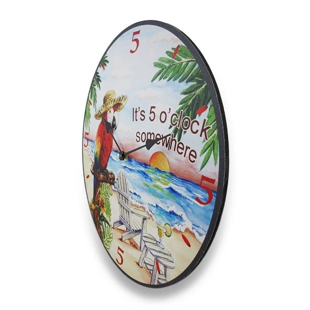 'It's 5 O'Clock Somewhere!' 15" Wall Clock 2 'It's 5 O'Clock Somewhere!' 15" Wall Clock - Image 2