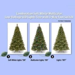 Amherst Frasier Dual Color LED PowerConnect™ Pre-Lit Artificial Christmas Tree -Courtyard Home Furnishings Store 593ca254ae94376aac74881cf3472eb7