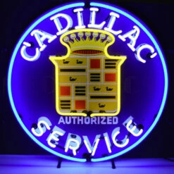 Neonetics Cadillac Service Neon Sign