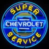 Neonetics Super Chevy Sign With Silkscreen