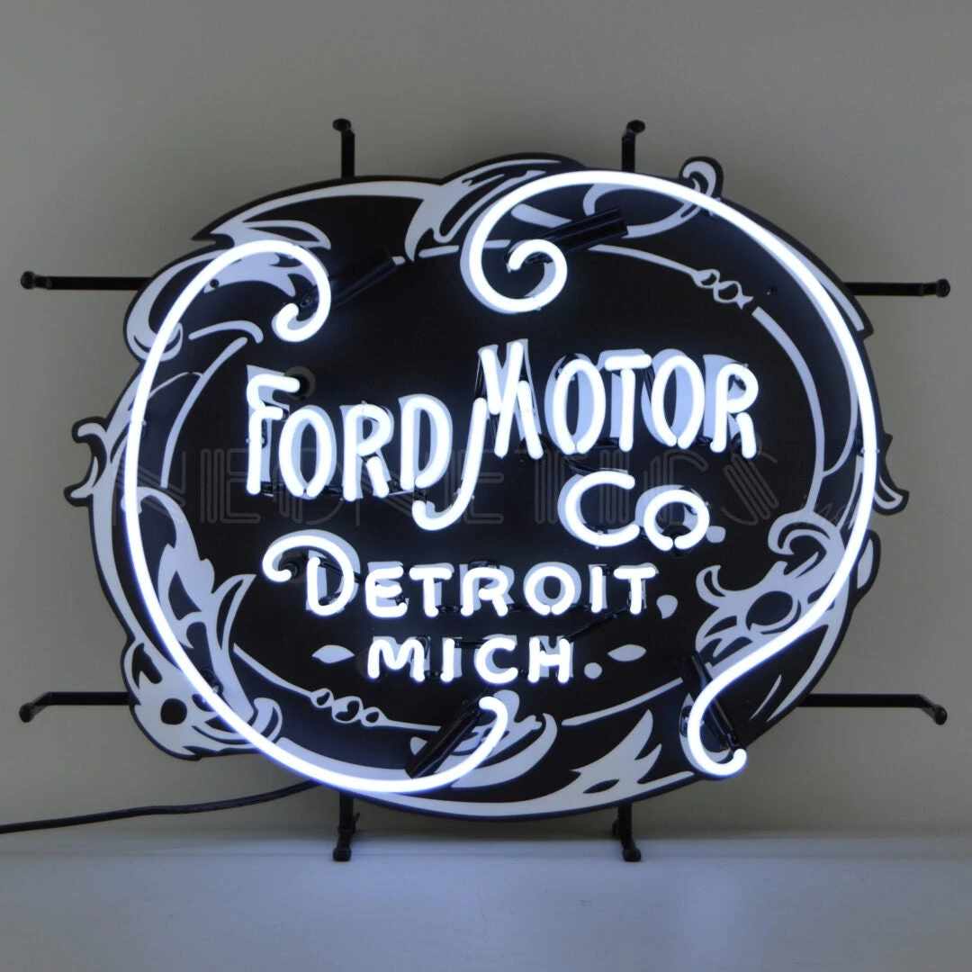 Neonetics Ford Motor Company 1903 Heritage Emblem Neon Sign 1 Neonetics Ford Motor Company 1903 Heritage Emblem Neon Sign