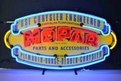 Neonetics Mopar Vintage Shield Neon Sign