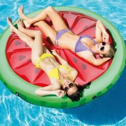 Intex Inflatable Juicy Watermelon Island Pool Float -Courtyard Home Furnishings Store 5f384478dadeb9905623dc69ce23fb1c