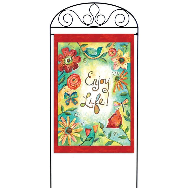 Black Arc Arbor Flag Holder Stand 4 Black Arc Arbor Flag Holder Stand - Image 4