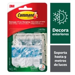 Command™ Outdoor Light Clips -Courtyard Home Furnishings Store 692496