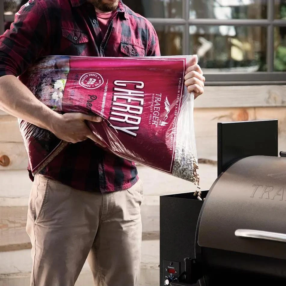 Traeger Cherry Hardwood Pellets 20 Lb. Bag 6 Traeger Cherry Hardwood Pellets 20 Lb. Bag - Image 6