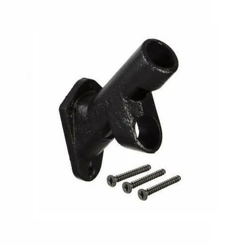 Two-Position Black Cast Iron Bracket For Flags 3 Two-Position Black Cast Iron Bracket For Flags - Image 3