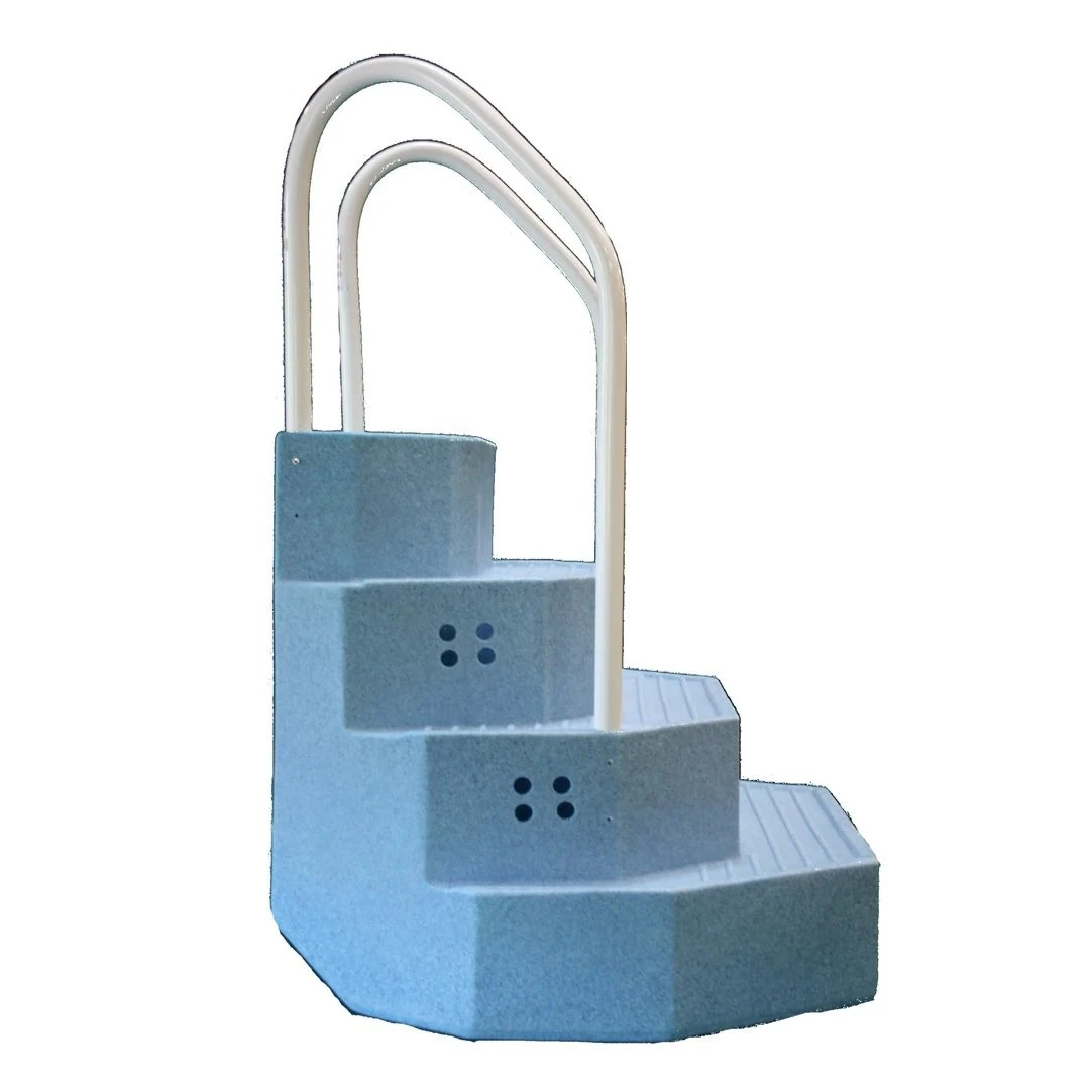 The King Aqua Staircase (Blue Granite Wedding Cake Pool Steps) 4 The King Aqua Staircase (Blue Granite Wedding Cake Pool Steps) - Image 4