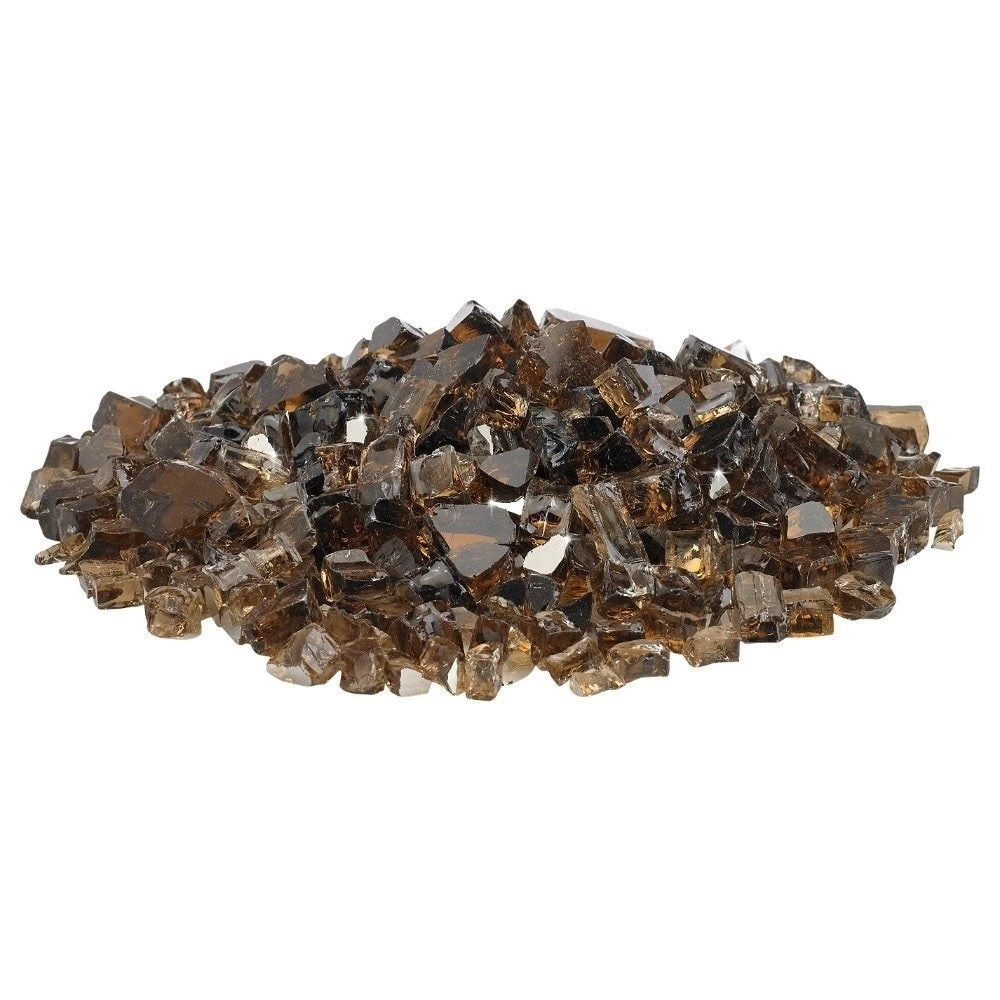 1/2" Copper Reflective Fire Pit / Fireplace Fire Glass 6 1/2" Copper Reflective Fire Pit / Fireplace Fire Glass - Image 6