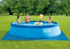 Intex 15' X 42" Easy Set Round Swimming Pool Complete Set -Courtyard Home Furnishings Store 808644 2