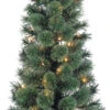 3.5' Mixed Cashmere Pre-Lit Potted Artificial Foyer Tree