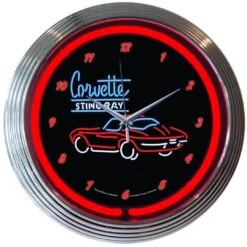 Neonetics Corvette Stingray Neon Clock