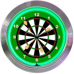 Neonetics Darts Neon Clock