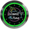 Neonetics Island Time Neon Clock