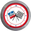 Neonetics Mopar Checkered Flag Neon Clock
