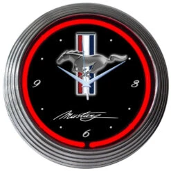 Neonetics Ford Mustang Neon Clock