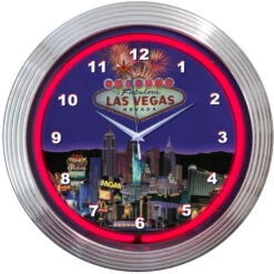 Neonetics Las Vegas Strip Neon Clock