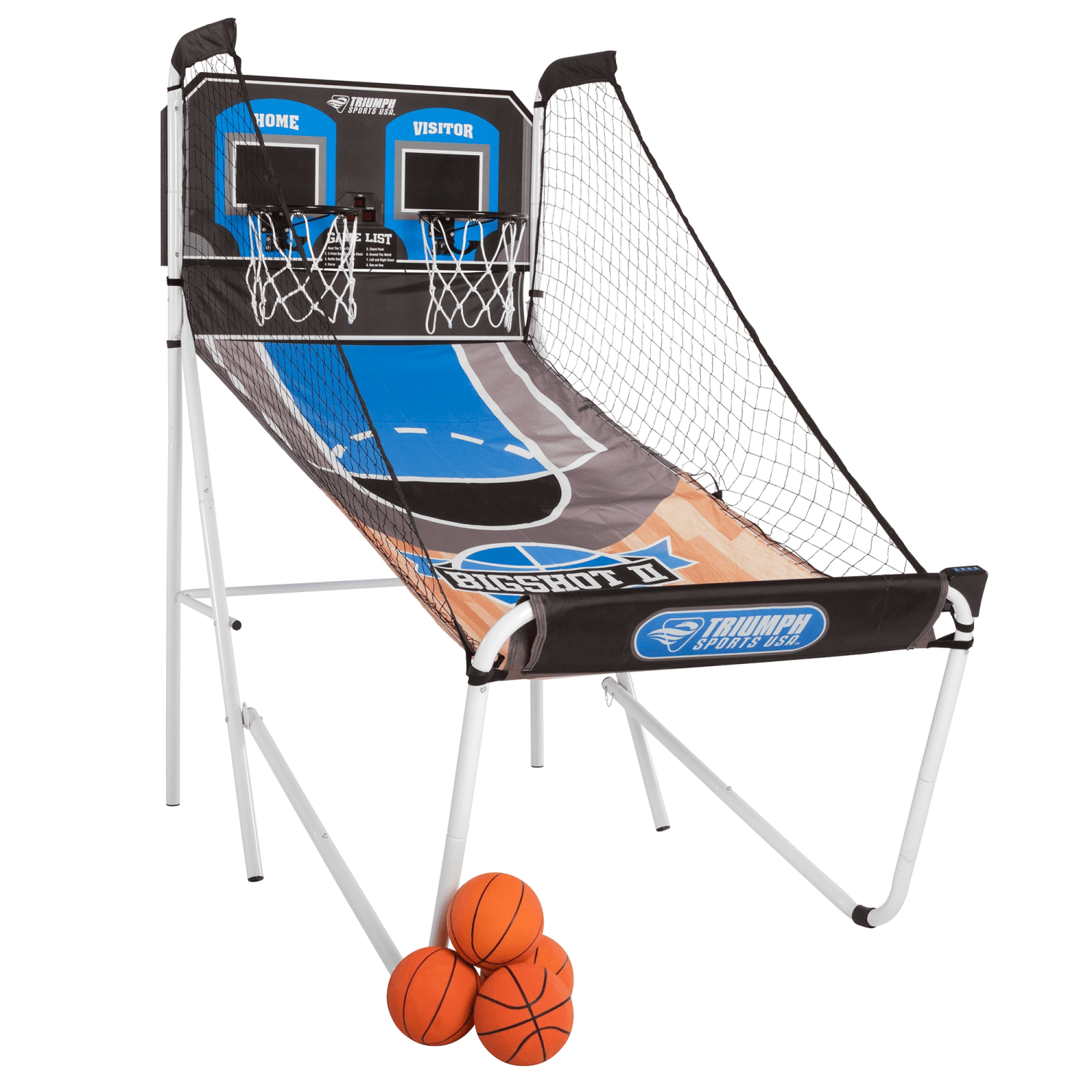 Triumph® Big Shot 8-in-1 Double Shootout Basketball Arcade 2 Triumph® Big Shot 8-in-1 Double Shootout Basketball Arcade - Image 2