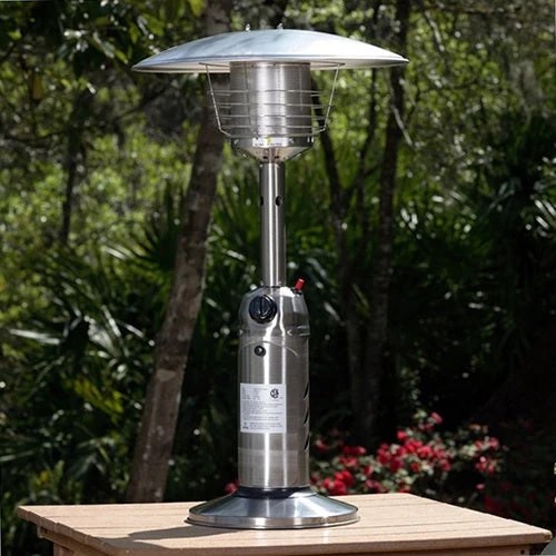 Stainless Steel Table Top Propane Patio Heater 1 Stainless Steel Table Top Propane Patio Heater