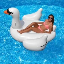 The Original Inflatable Swan Float By Swimline -Courtyard Home Furnishings Store 955591 8