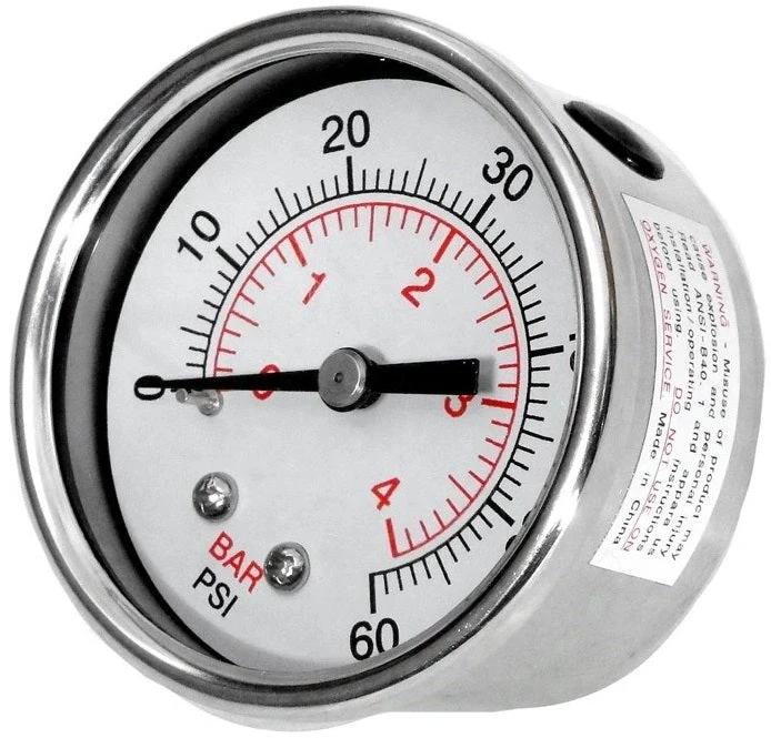 Waterway 830-4000 SS Pressure Gauge 1 Waterway 830-4000 SS Pressure Gauge