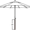 Treasure Garden 32" Bottom Umbrella Pole Replacements