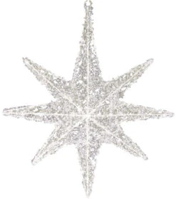 24" Cool White LED 3D Christmas Star Lighted Decoration -Courtyard Home Furnishings Store 988816