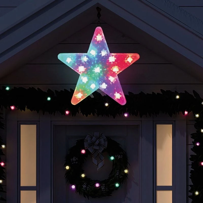 15" Flashing LED Christmas Star Lighted Decoration 1 15" Flashing LED Christmas Star Lighted Decoration