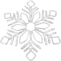 32" Cool White & Blue Motion LED Snowflake Lighted Decoration 7 32" Cool White & Blue Motion LED Snowflake Lighted Decoration -Courtyard Home Furnishings Store 988832