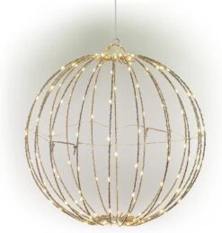 8" Foldable Metal LED Sphere Hanging Ornament (3-Pack) 28 8" Foldable Metal LED Sphere Hanging Ornament (3-Pack) -Courtyard Home Furnishings Store 988833 2