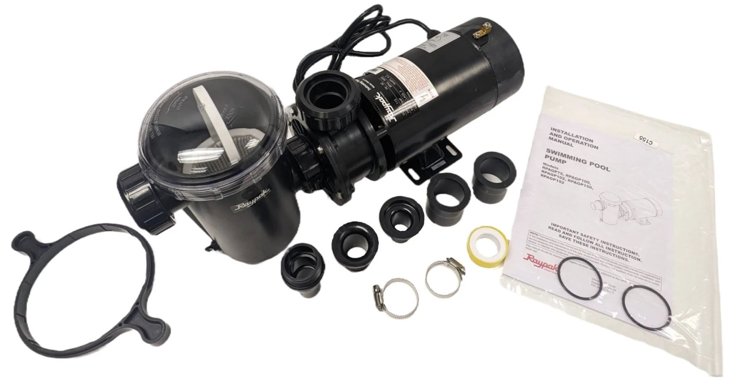 Raypak 3/4 HP Above Ground Pool Constant Speed Pump 110/115V With Twist Lock Cord 2 Raypak 3/4 HP Above Ground Pool Constant Speed Pump 110/115V With Twist Lock Cord - Image 2