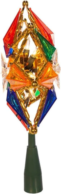 Multi-Colored 8-Point Christmas Star Tree Topper 10 Multi-Colored 8-Point Christmas Star Tree Topper -Courtyard Home Furnishings Store 989101 4