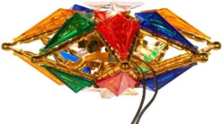 Multi-Colored 8-Point Christmas Star Tree Topper 13 Multi-Colored 8-Point Christmas Star Tree Topper -Courtyard Home Furnishings Store 989101 7