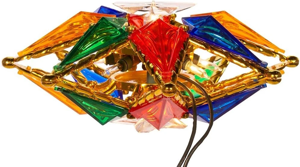 Multi-Colored 8-Point Christmas Star Tree Topper 7 Multi-Colored 8-Point Christmas Star Tree Topper - Image 7