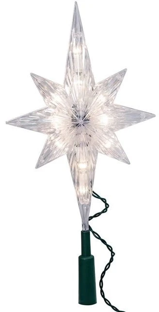11" Pre-Lit Bethlehem Tree Topper Star 1 11" Pre-Lit Bethlehem Tree Topper Star