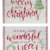 15.5" Christmas Wish Wall Art