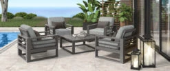 Palermo High Back Seating Collection -Courtyard Home Furnishings Store 989586 8