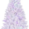 White Aspen Pine Dual Color LED Pre-Lit Artificial Christmas Tree