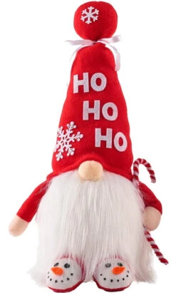 15.4" Fabric Holiday Gnome Shelf Sitter -Courtyard Home Furnishings Store 989742 2