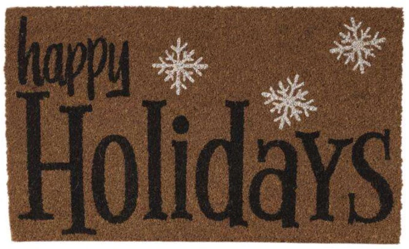 30" Coir Christmas Doormat 3 30" Coir Christmas Doormat - Image 3