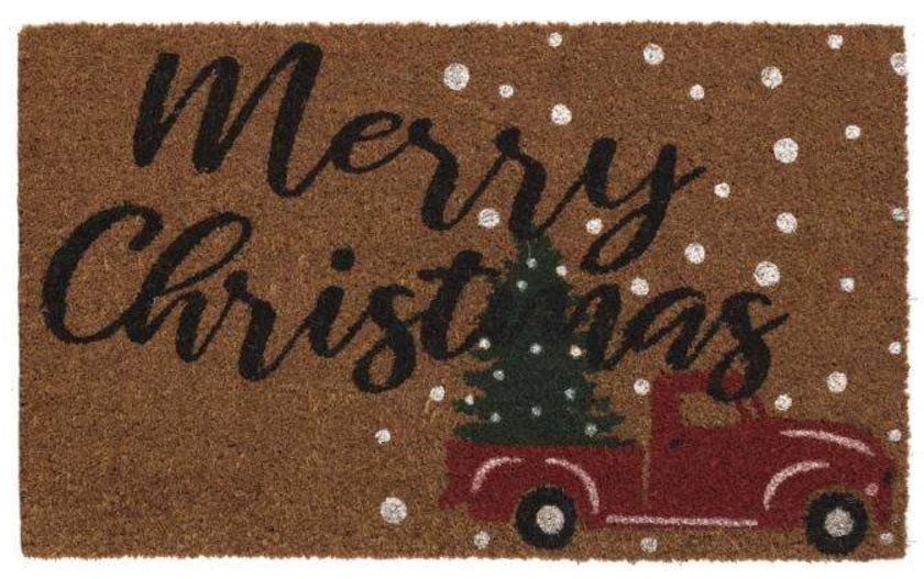30" Coir Christmas Doormat 5 30" Coir Christmas Doormat - Image 5