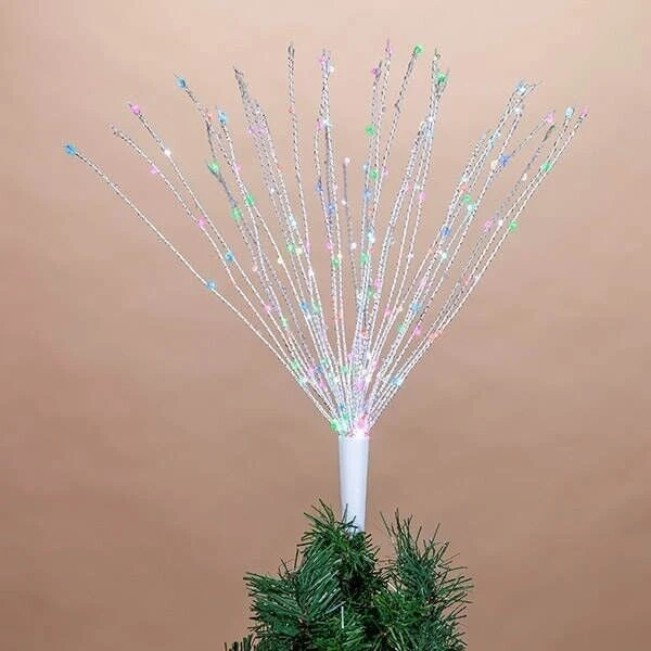 22" LED Starburst White Blue Christmas Tree Topper 1 22" LED Starburst White Blue Christmas Tree Topper