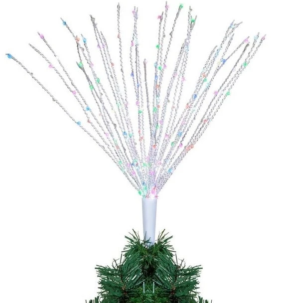 22" LED Starburst White Blue Christmas Tree Topper 2 22" LED Starburst White Blue Christmas Tree Topper - Image 2