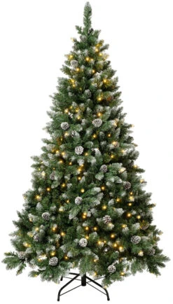 Hartland Snowy Fir Pre-Lit Artificial Christmas Tree
