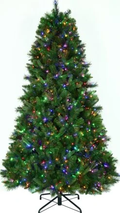 7.5' Bristol Pine Pre-Lit Artificial Christmas Tree -Courtyard Home Furnishings Store 990005 4