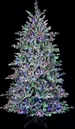 7' Flocked Appalachian Pre-Lit Artificial Christmas Tree 7 7' Flocked Appalachian Pre-Lit Artificial Christmas Tree -Courtyard Home Furnishings Store 990022 4